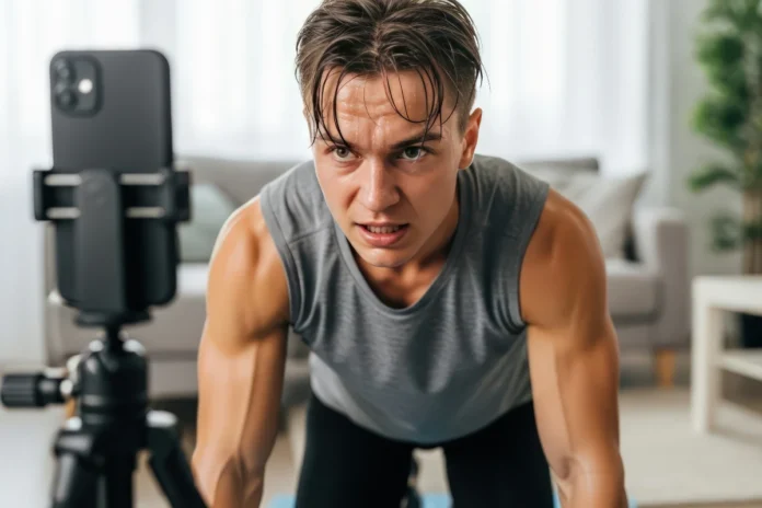 Essstörungen bei athletisch-muskulösen männlichen Influencern verbreitet.