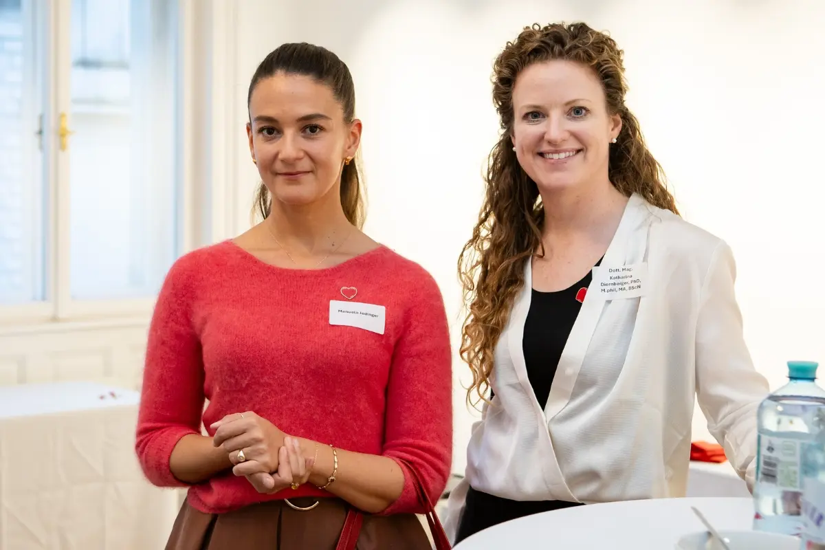 #GoRed, die Initiative für Frauen-Herzgesundheit ist nun auch in Österreich gestartet (Manuela Jedinger, Dott. Mag. Katharina Diernberger, PhD, Mag.phil., MA, BScN)