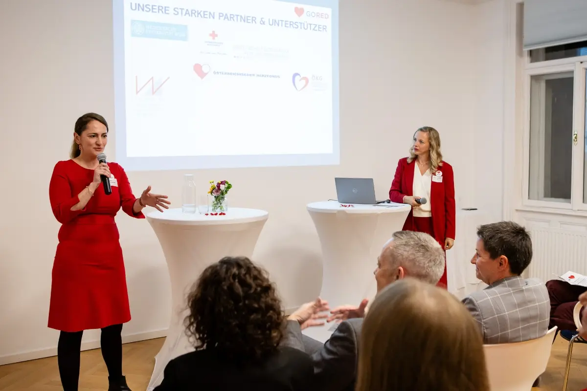 #GoRed, die Initiative für Frauen-Herzgesundheit ist nun auch in Österreich gestartet (Dr. Wanda Lakner)