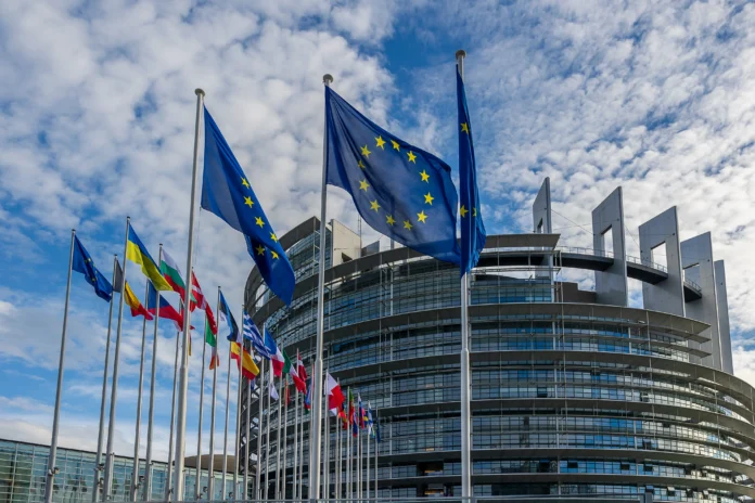Das EU-Parlament steht in Straßburg.