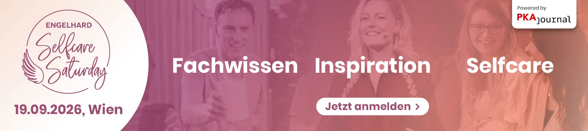 Jetzt kostenlos für den Engelhard Selfcare Saturday 2026 in Wien anmelden...