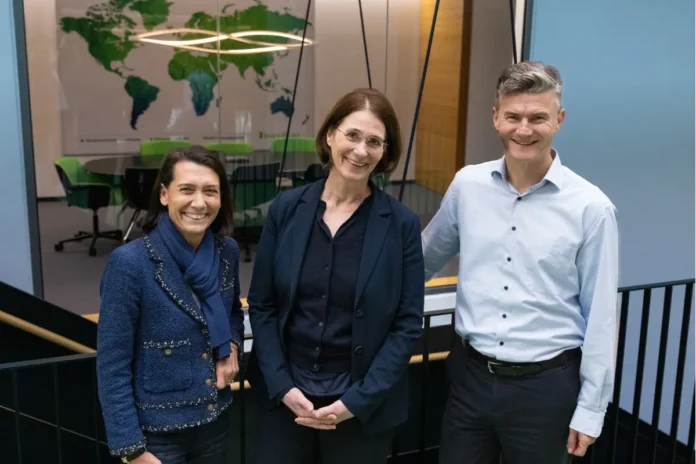 Barbara Duhm mit Führungsteam von InfectoPharm Österreich in Wien