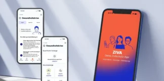 Smartphones mit der Zivilschutz-App ZIVA für Warnmeldungen und Krisenvorsorge in Österreich