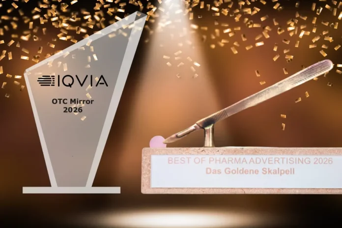Symbolbild zu den IQVIA OTC Mirror Awards 2026 und dem Goldenen Skalpell 2026 für Pharma- und Gesundheitskommunikation.