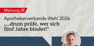 Apothekerverbands-Wahl 2026 – Kommentar von Mag. Christoph Jakesz