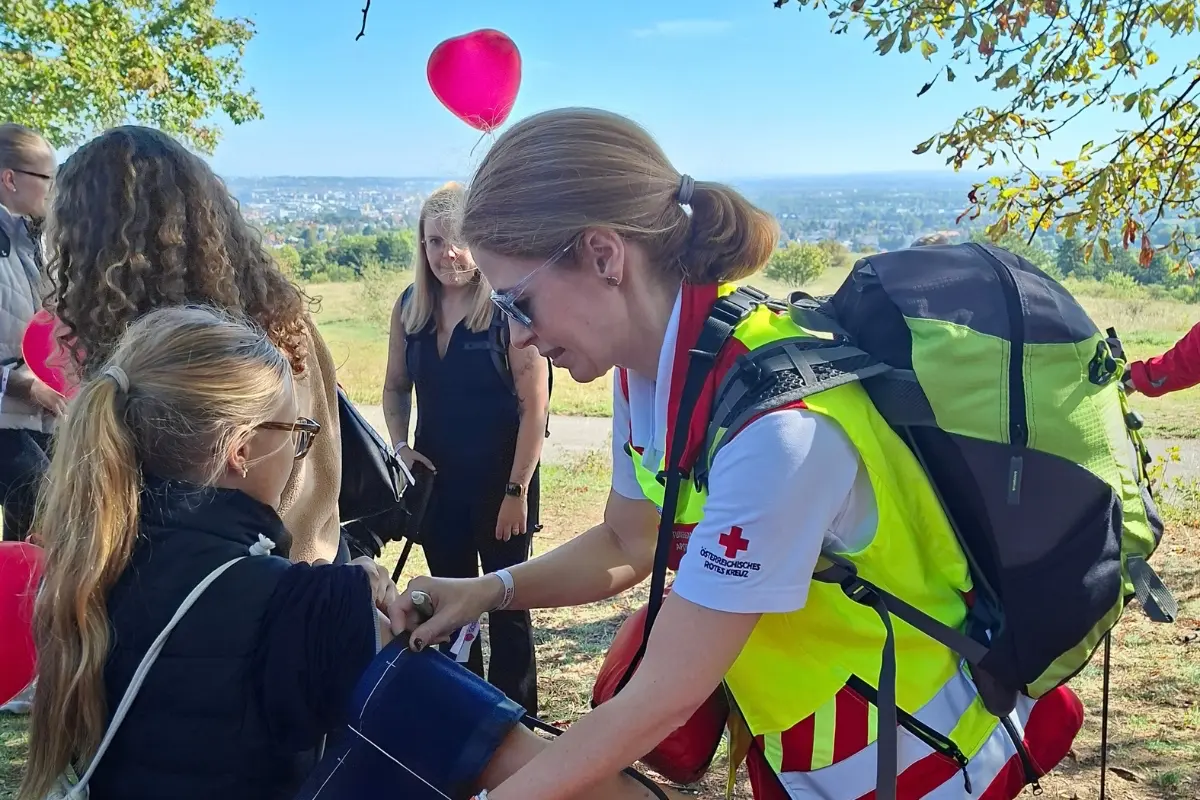 Beim #GoRed Hike stand die Frauenherzgesundheit im Mittelpunkt.